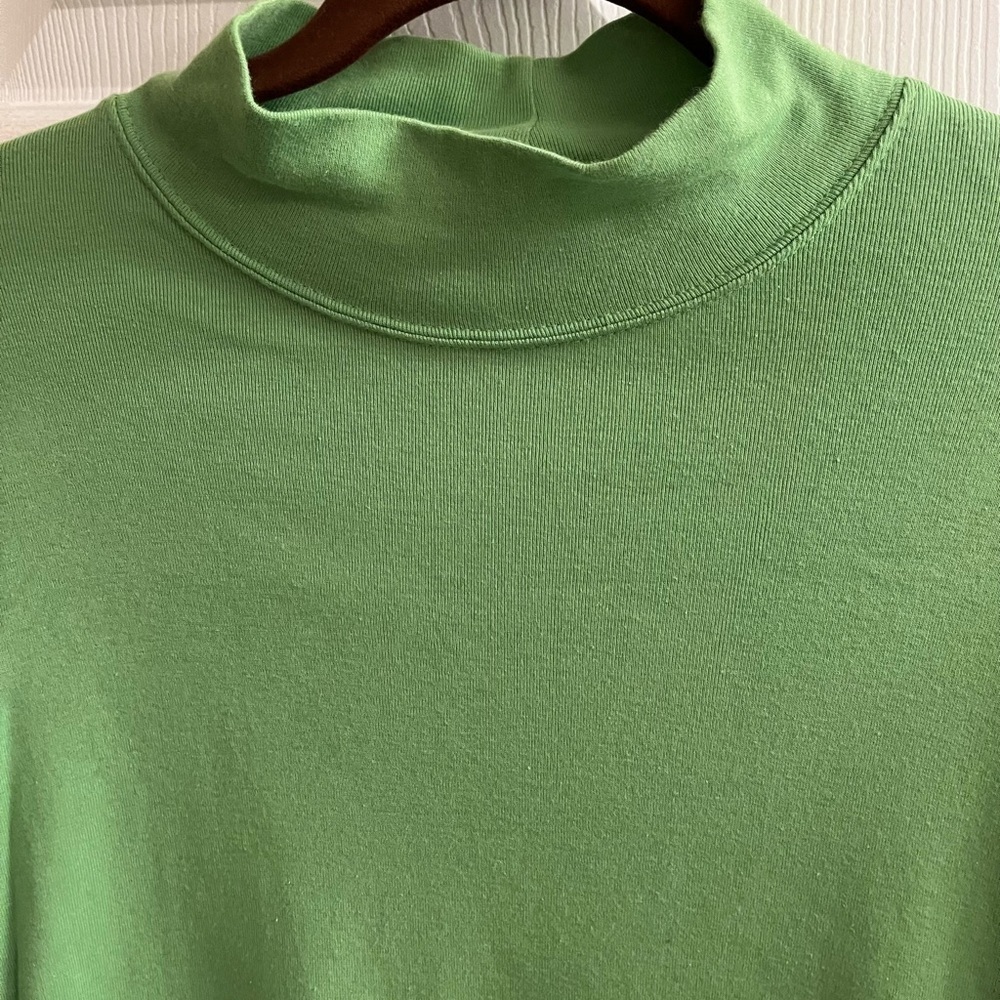 JONES NEW YORK ~SPORT~GREEN BLOUSE~LG - Picture 3 of 8